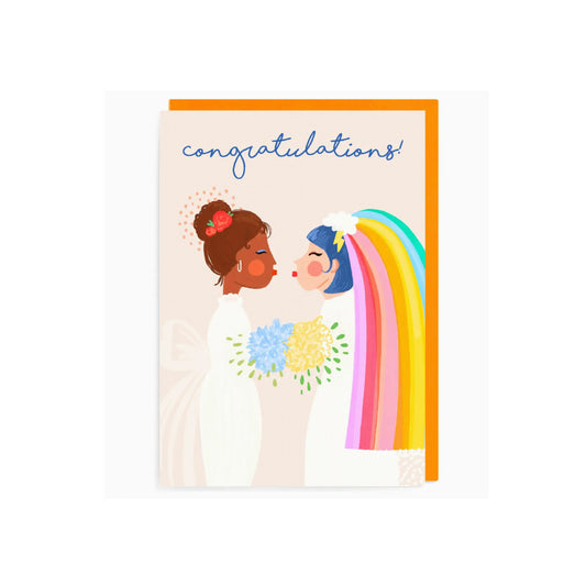 Pride Brides Wedding Card