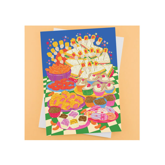 Happy Buffet Birthday Card