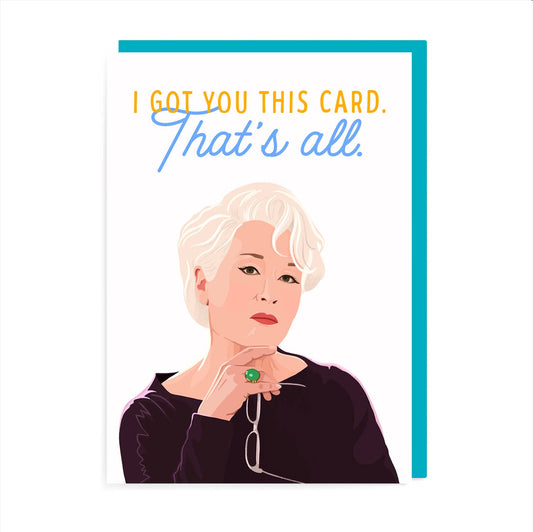 That's All Card | The Devil Wears Prada