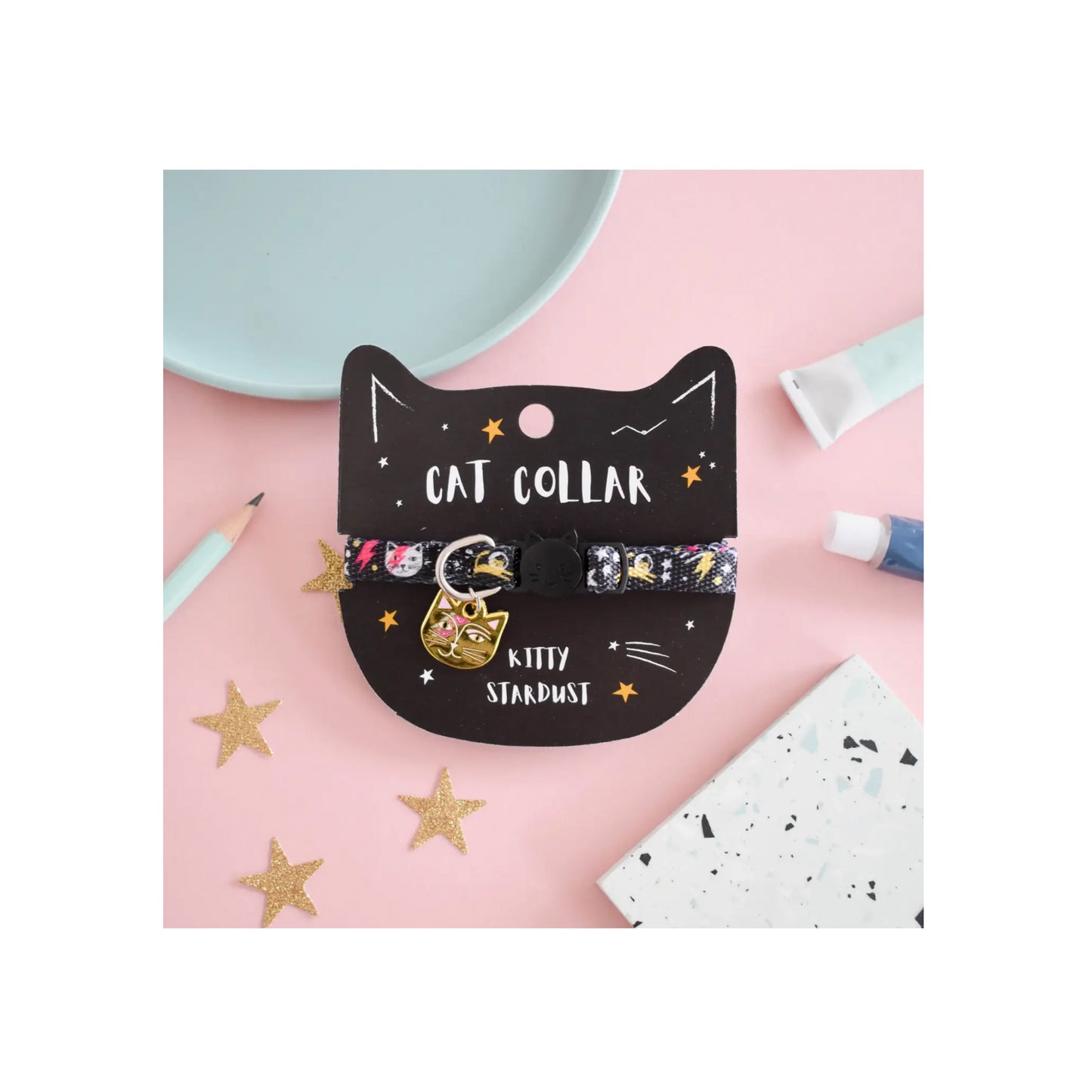 Kitty Stardust Musician Cat Collar