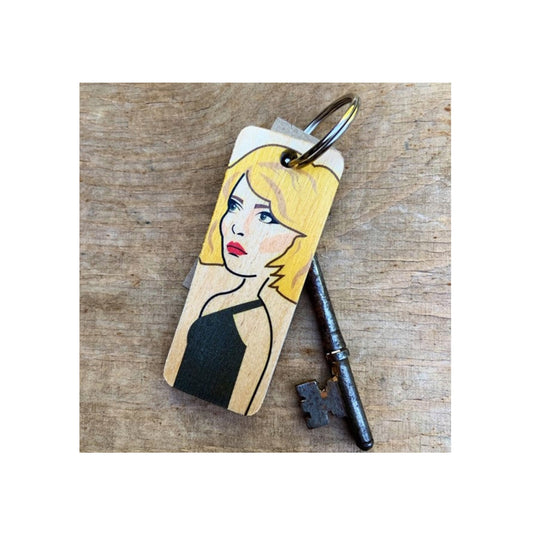 Blondie (Debbie Harry) Wooden Keyring