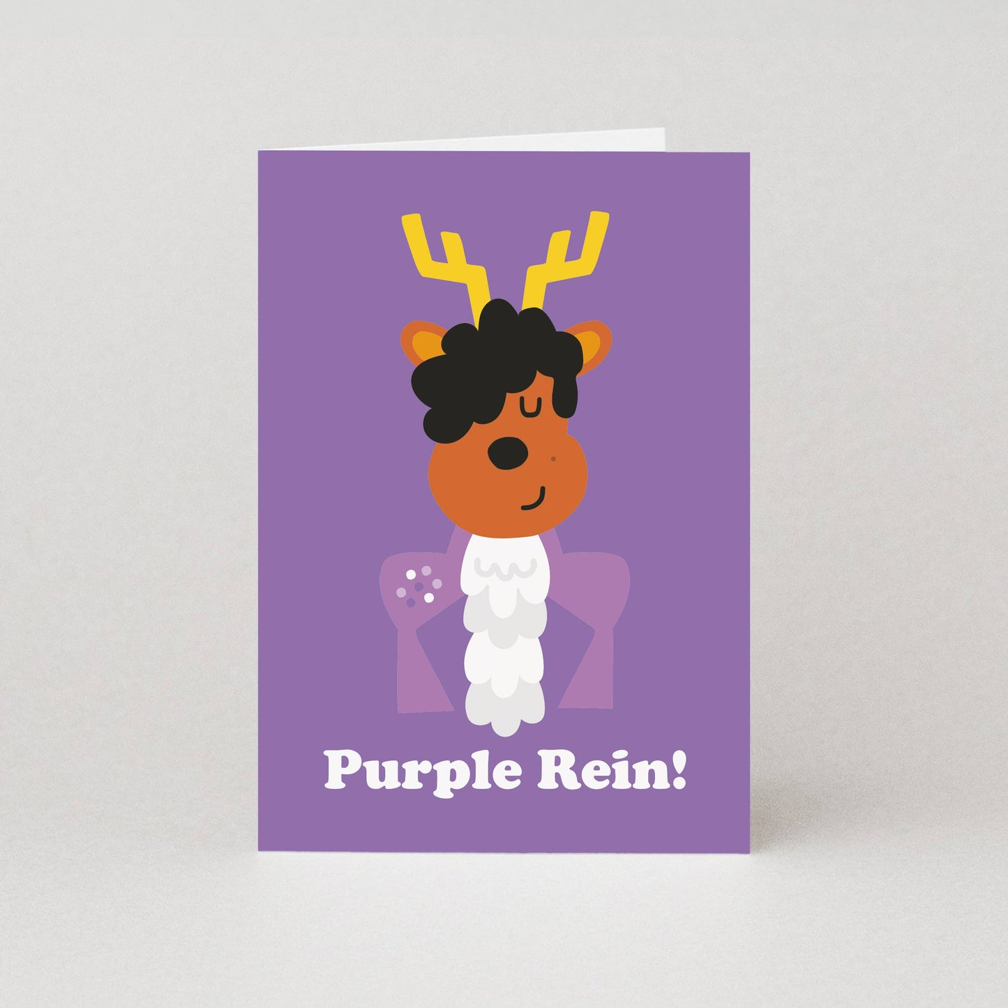 Purple Rein Prince Christmas Cards | Holiday Greetings Cards