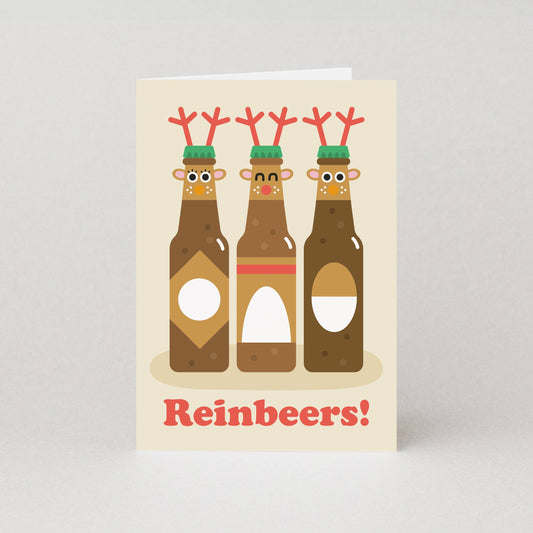 Reinbeers Christmas Card | Funny Holiday Card