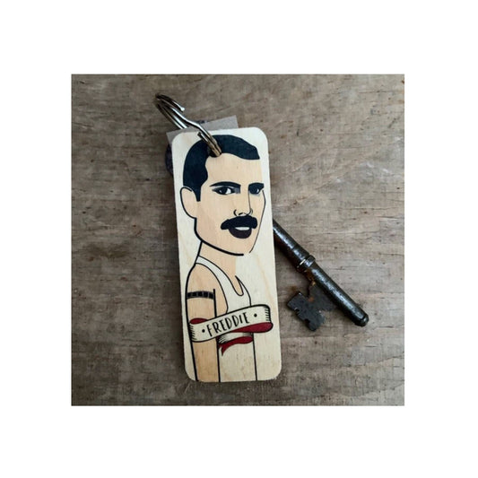 Freddie Wooden Keyring