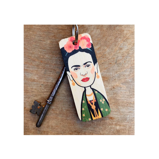 Frida Wooden Keyring