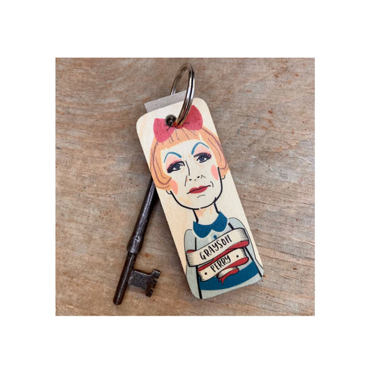 Grayson Perry Wooden Keyring