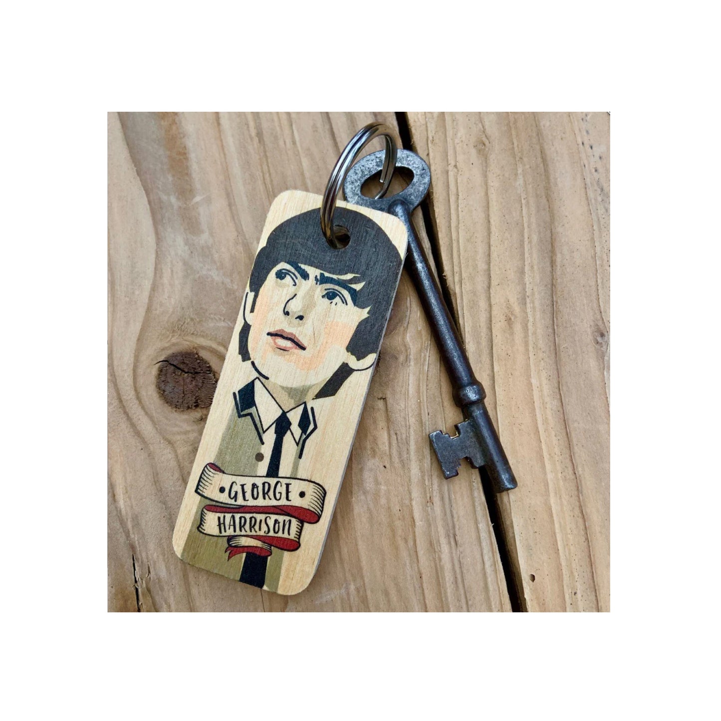 George Harrison Celebrity Wooden Coaster