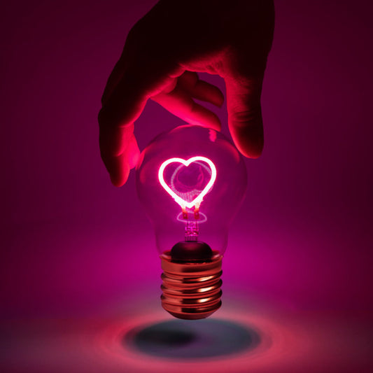 Cordless Heart Lightbulb