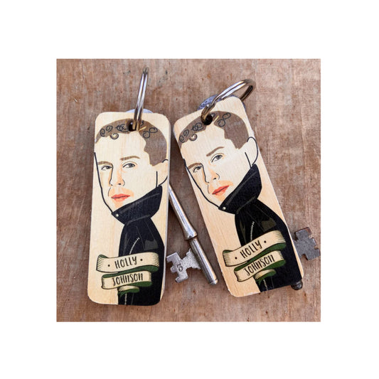 Holly Johnson Wooden Keyring