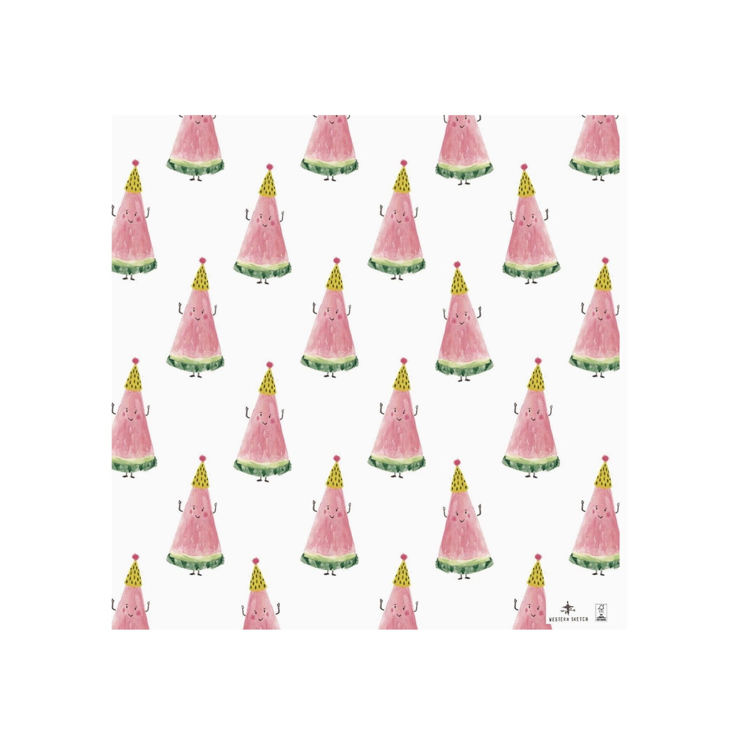 Watermelon Birthday Gift Wrap