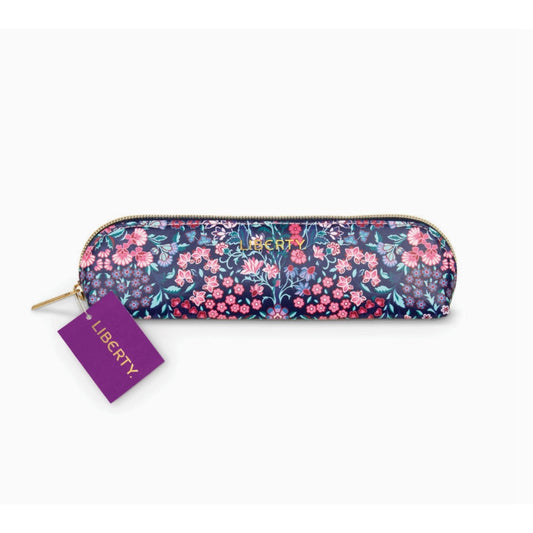 Liberty Tanjore Gardens Tile Navy Pencil Case