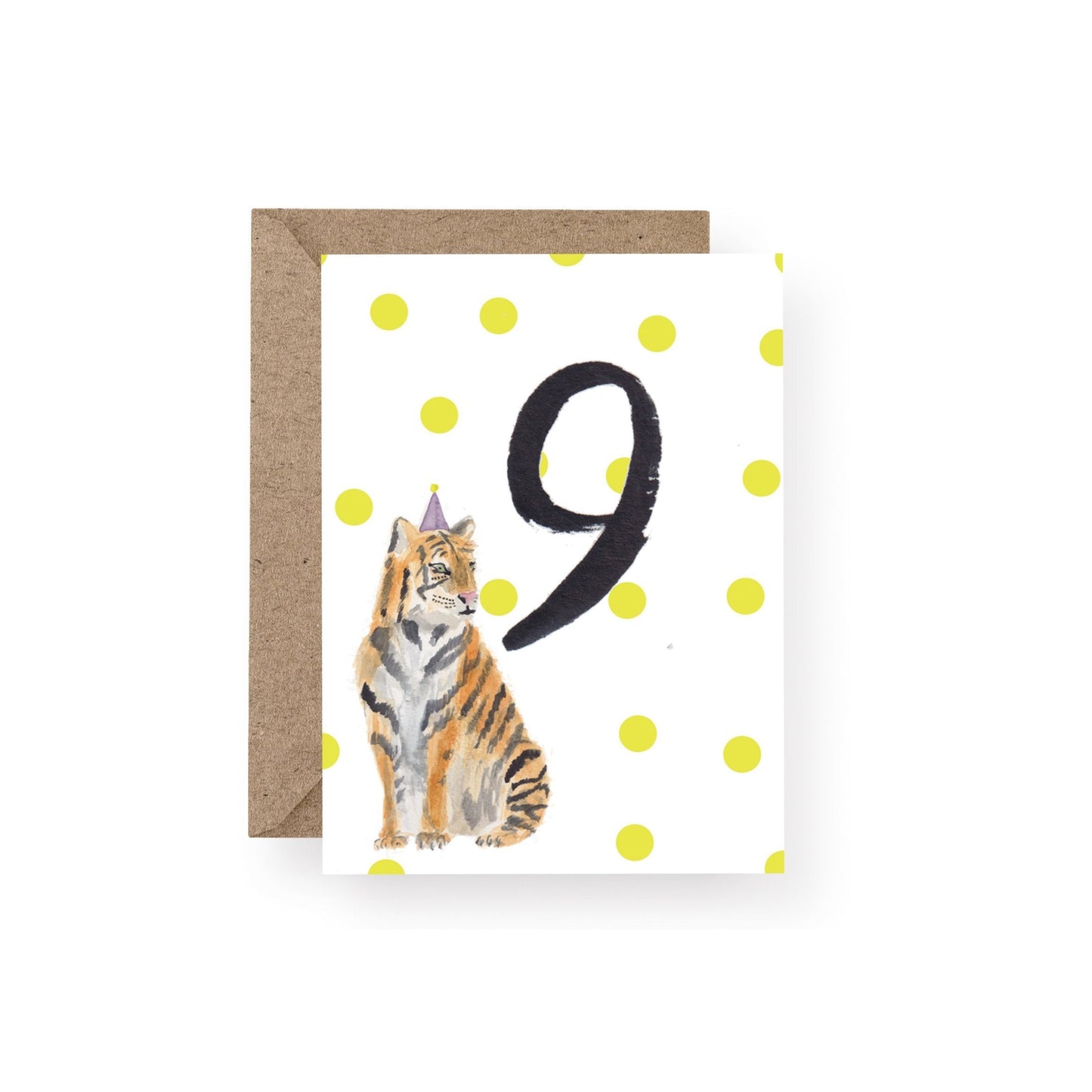 Number Nine Tiger Card