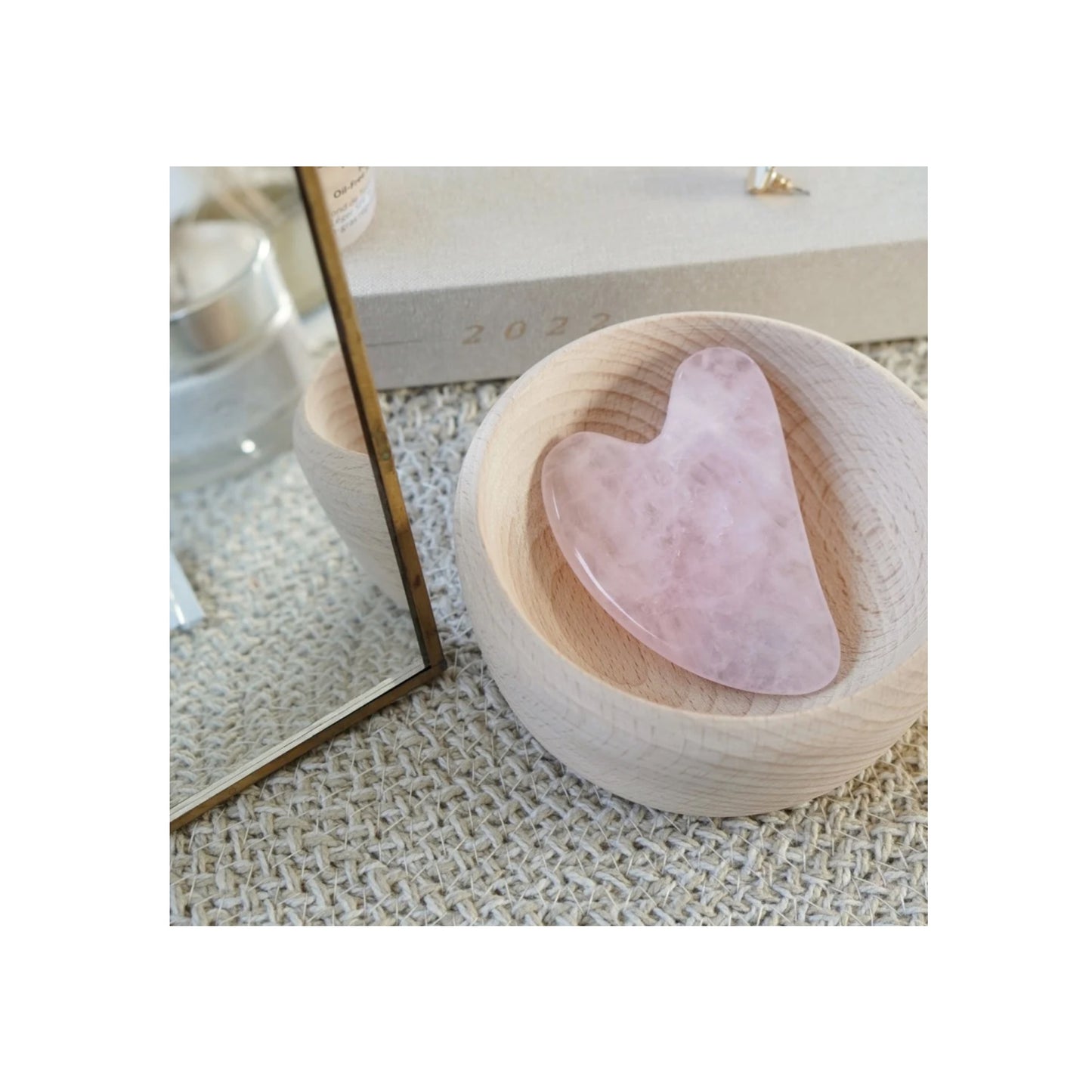 Rose Quartz Crystal Gua Sha