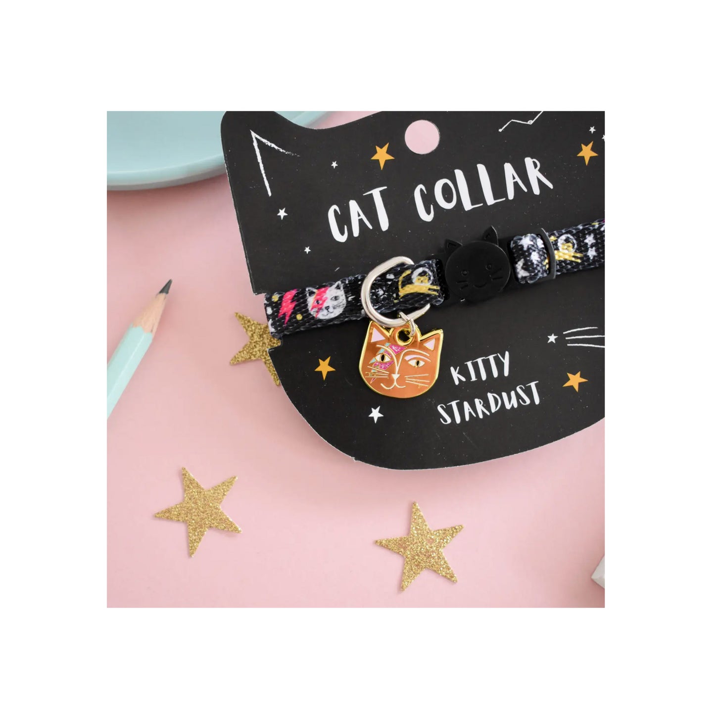 Kitty Stardust Musician Cat Collar