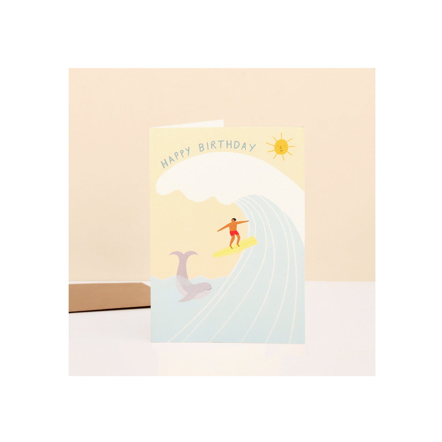 Surfer Birthday Card