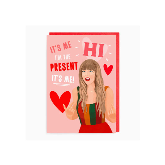 Taylor Swift Valentines Card