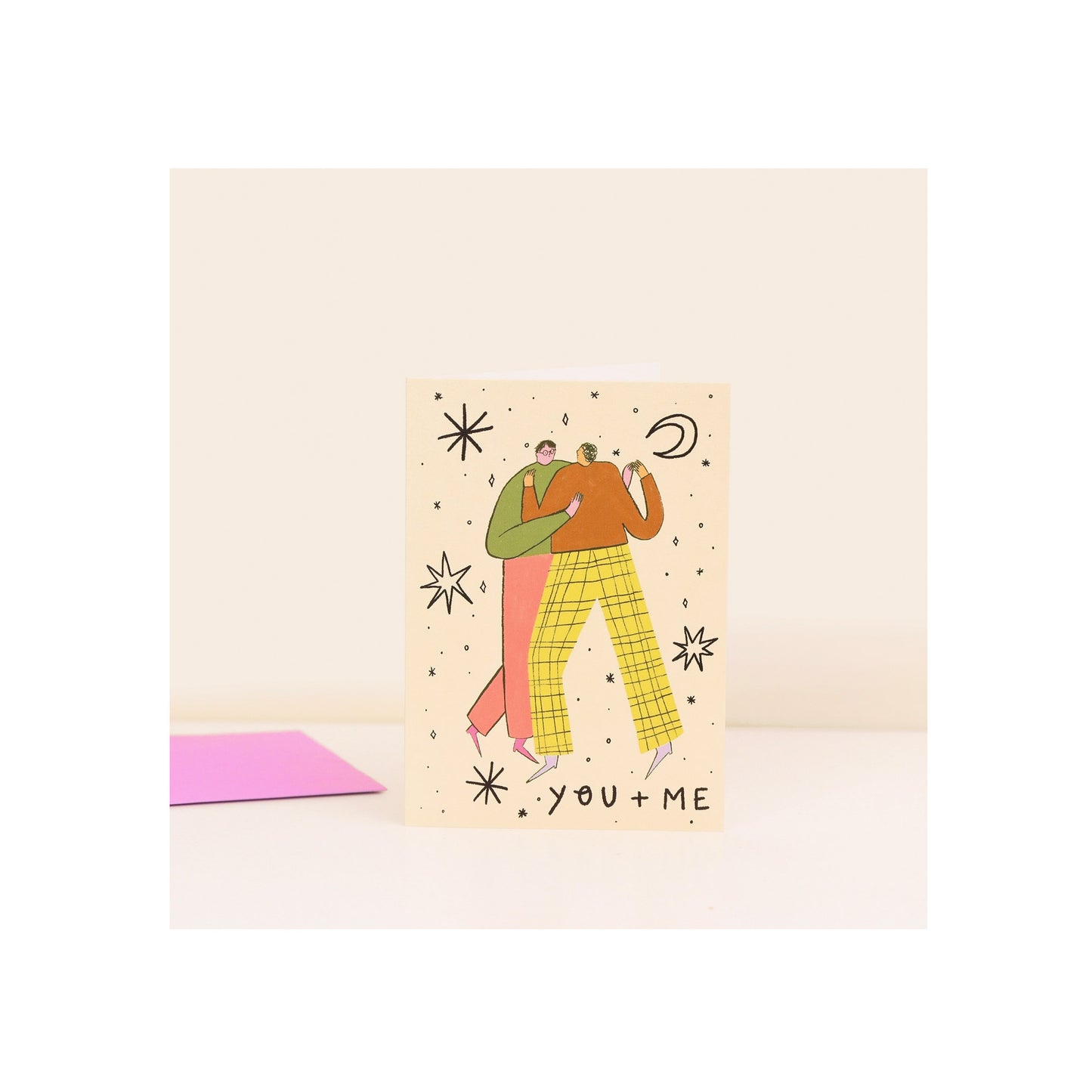 You and Me Love Card