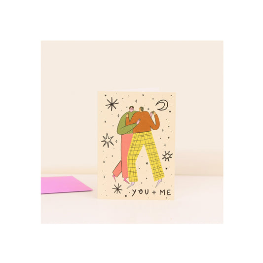 You and Me Love Card